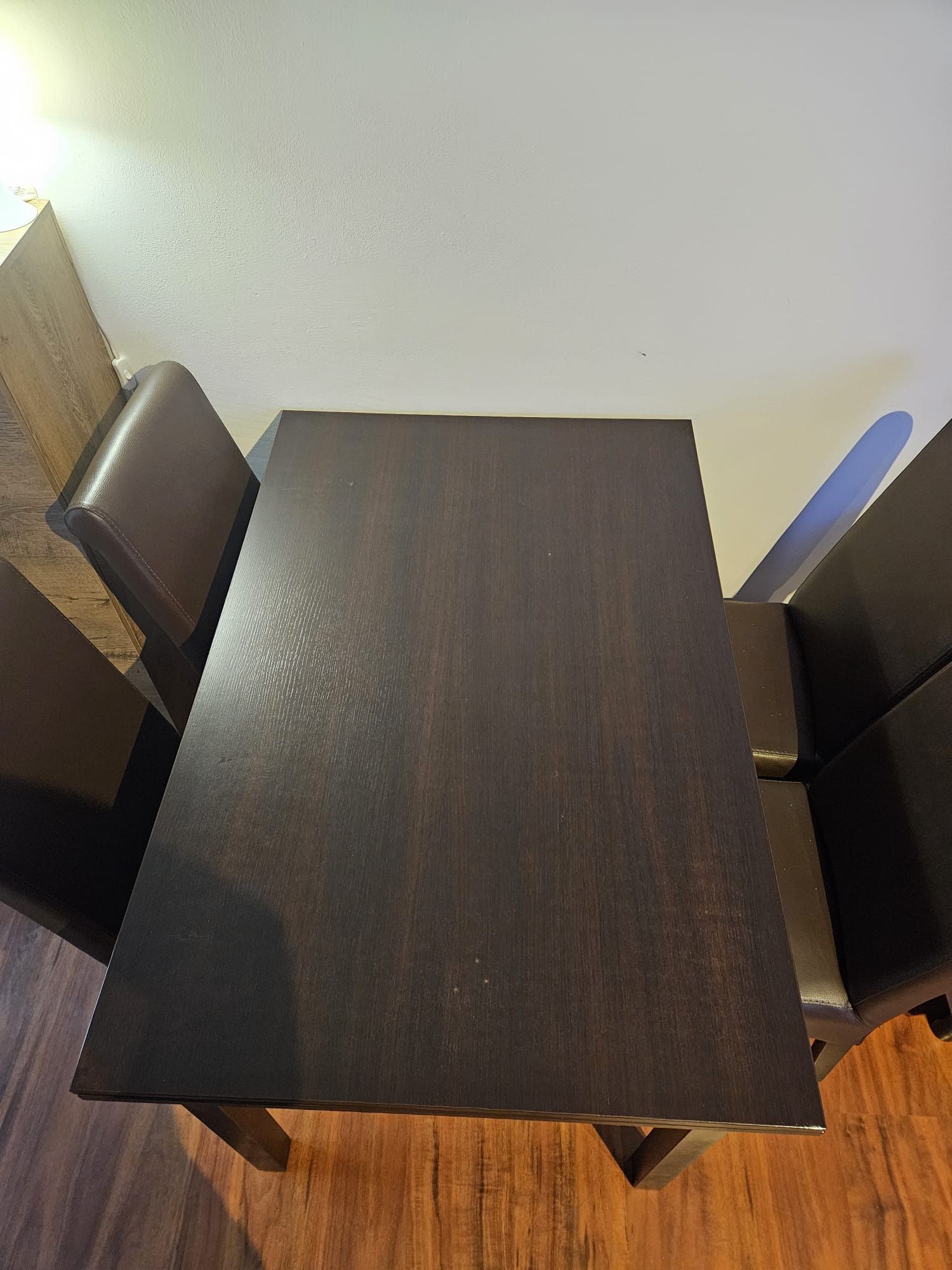 Stół drewniany 150x80 z krzesłami