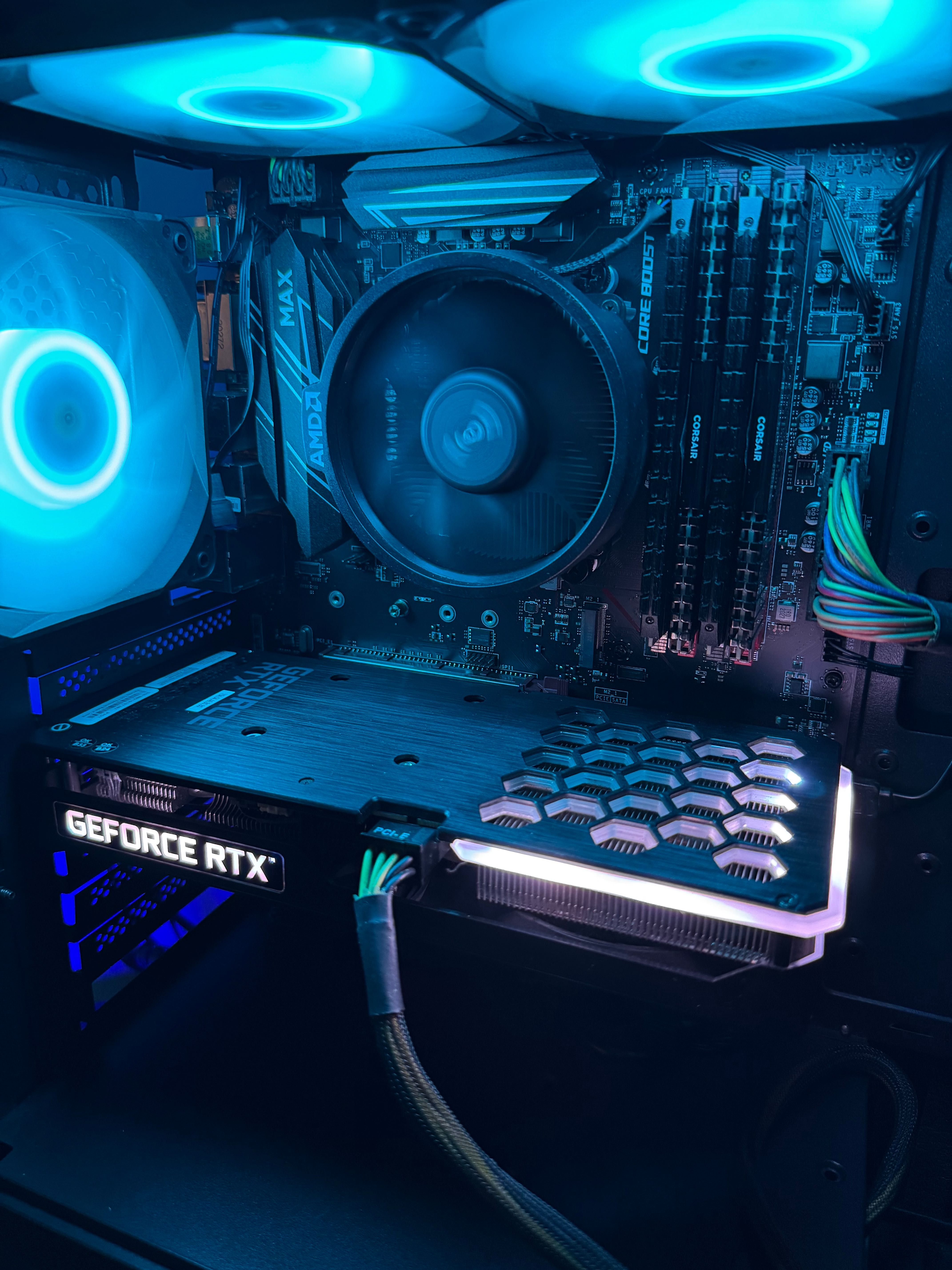 !PROMKA! RTX 3060 TI RYZEN 5 ARGB komputer gier ssd rx fortnite lol