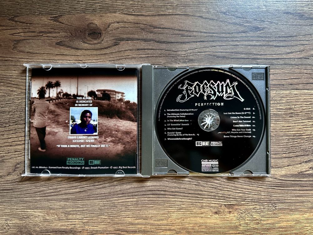 Foesum – Perfection West Coast G-Funk CD