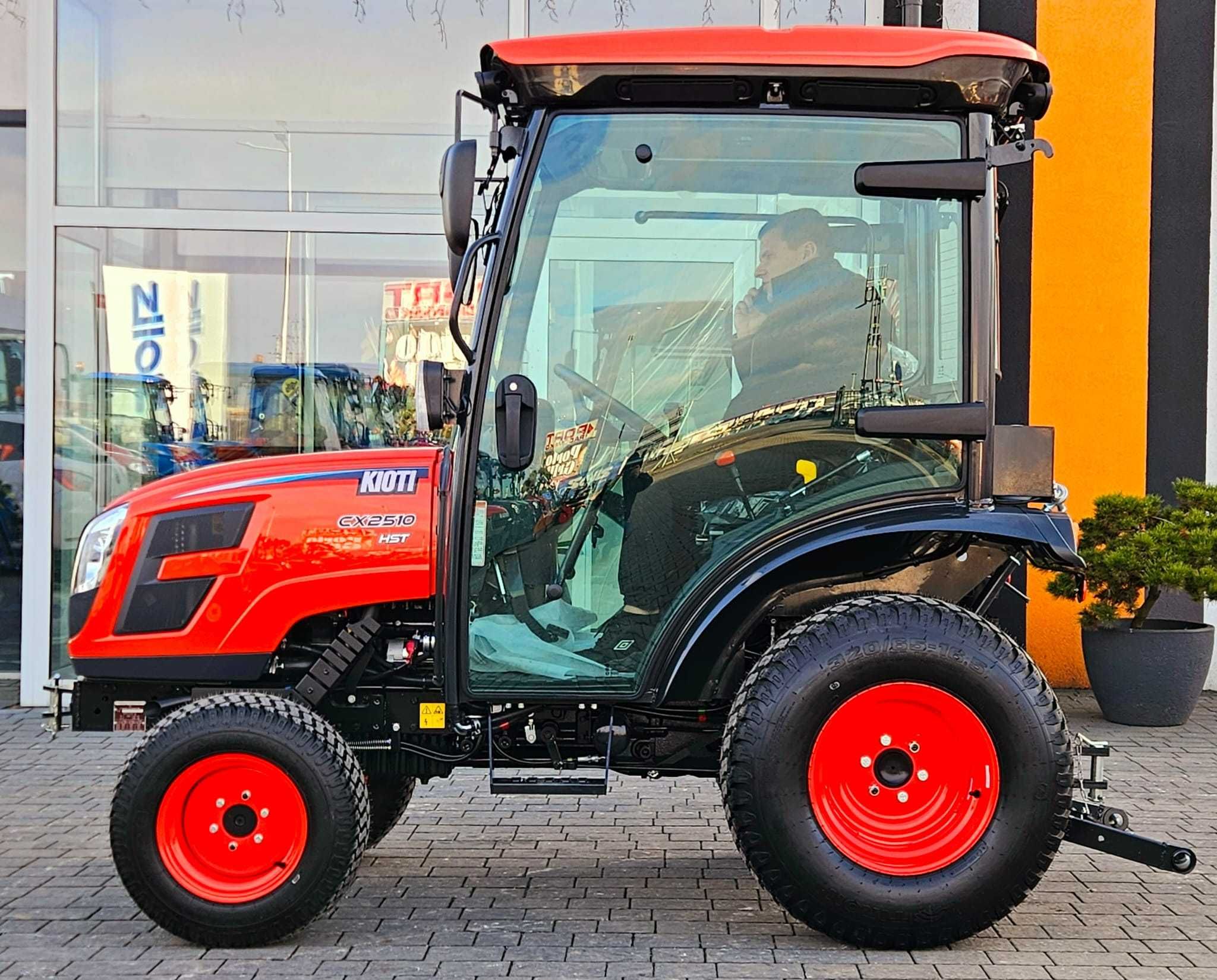 NOWY KIOTI CX2510 CH EU, 5 lat Gwarancji. Kabina, sadownik JAPAN TRAK