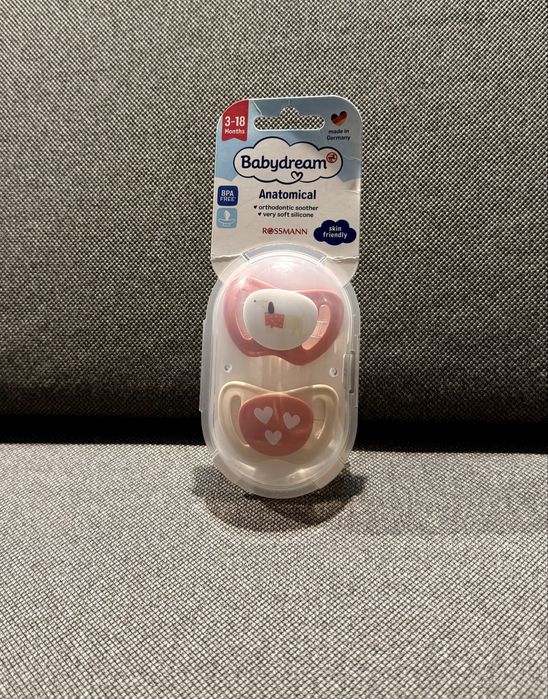 Smoczki Babydream anatomiczne uspokajające 3-18 miesięcy