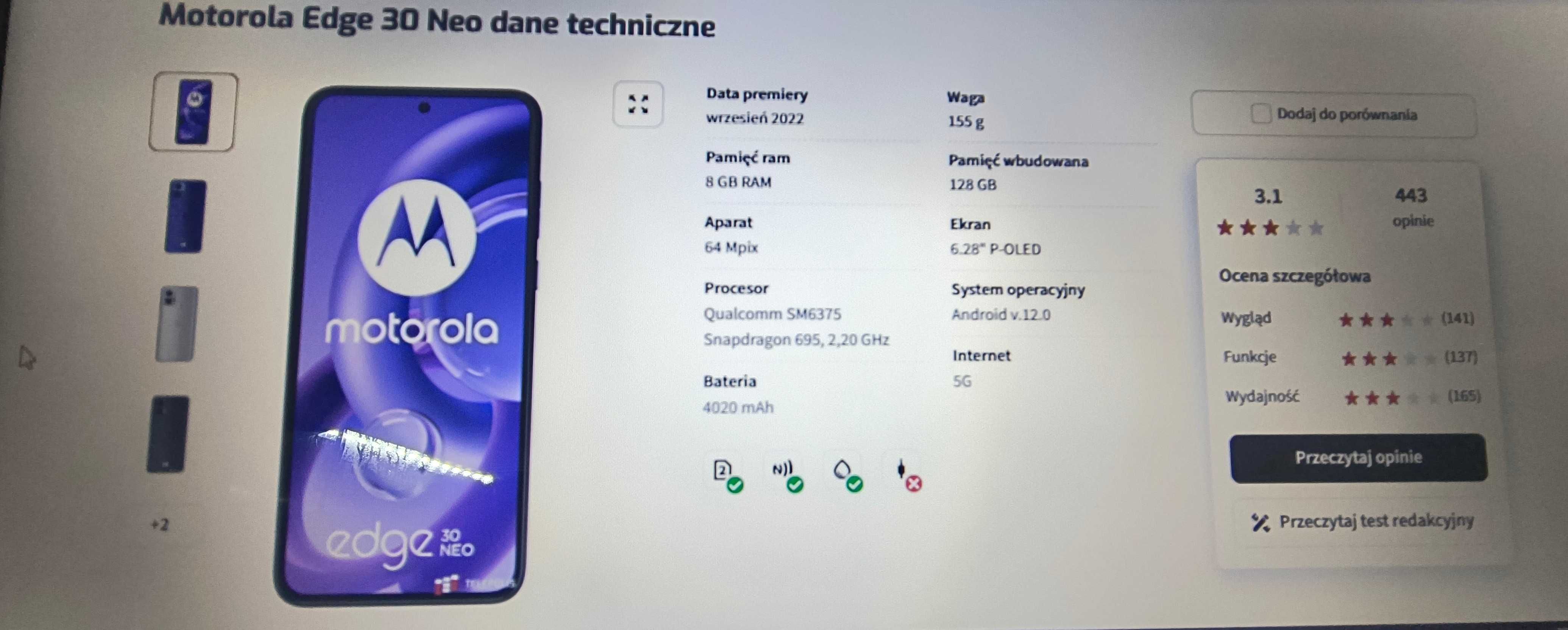 Motorola edge 30 Neo