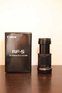 Canon Rf-s 55-210mm F5-7.1 IS STM Objetiva NOVA