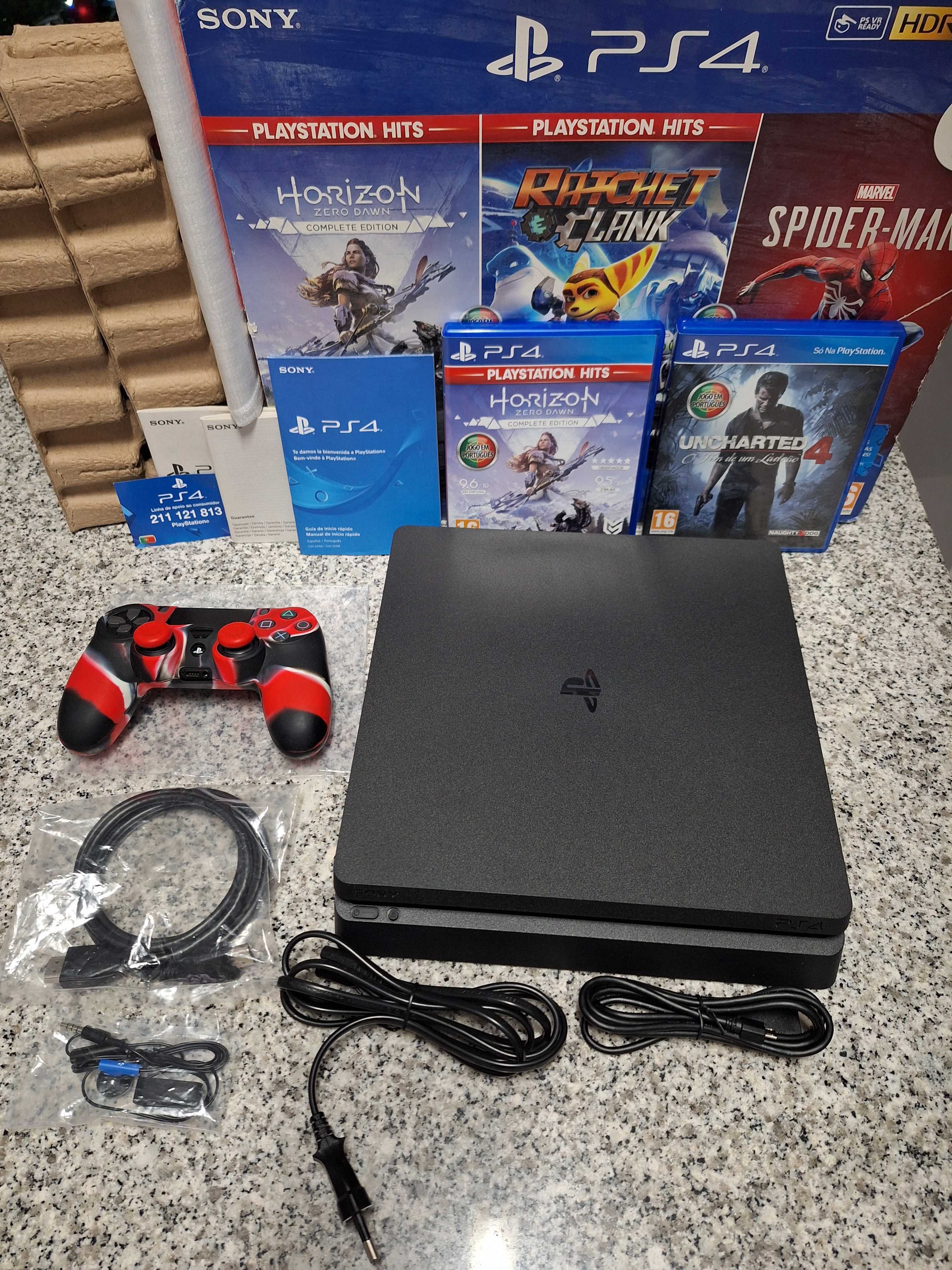 Ps4 Slim 500Gb + 2 jogos