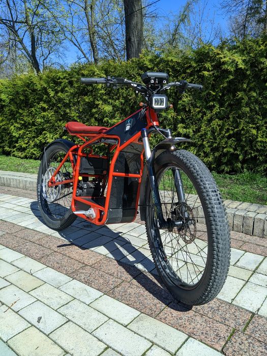 Карго байк e-cygle міддрайв ремінь 4000вт пік