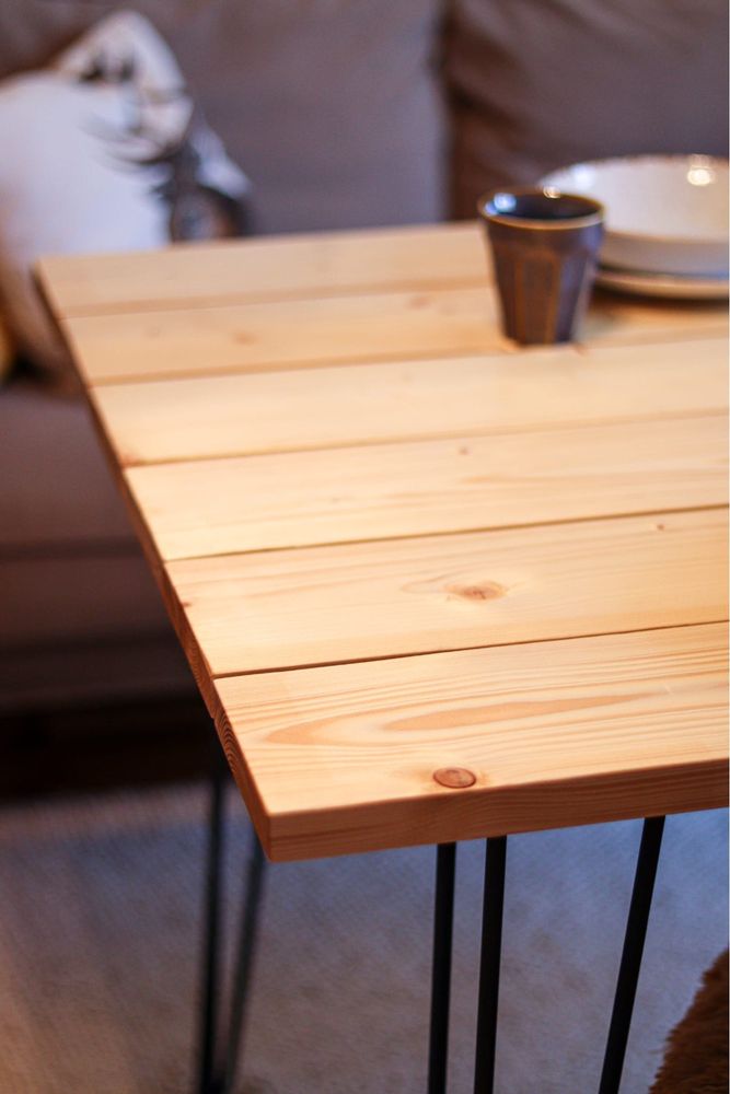 Stół do jadalni drewniany industrialny 150x90cm NOWY loft handmade