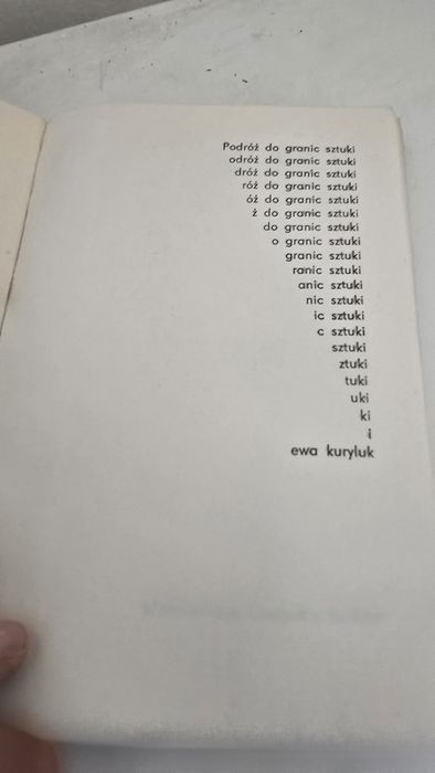 Ewa Kuryluk – „Podróż do granic sztuki”

Sprzedam książkę Ewy Kuryluk