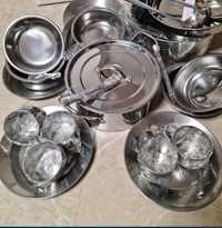 Набор посуды из нержавеющей стали