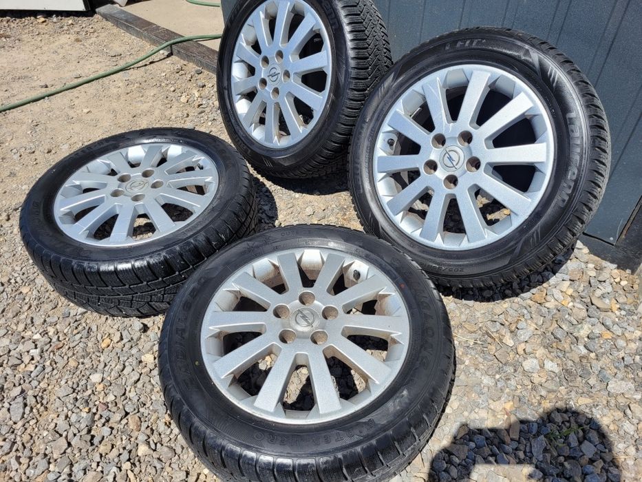 4x Alufelgi 5x110 16"+ Opony zimowe 205/55 r16 z 22roku i 10r
