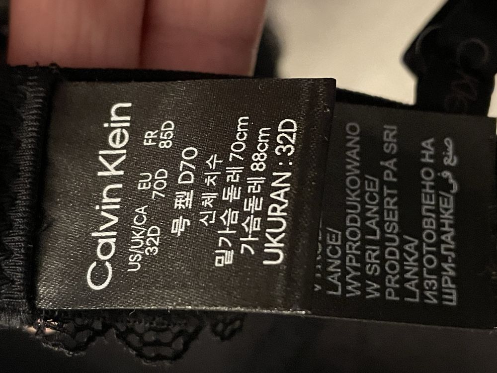 Calvin Klein biustonosz 70D