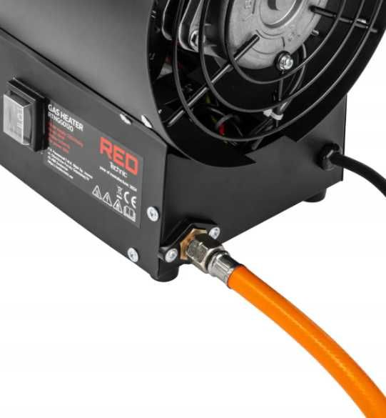 Теплова гармата газова обігрівач промисловий 30кВт Red пушка газовая