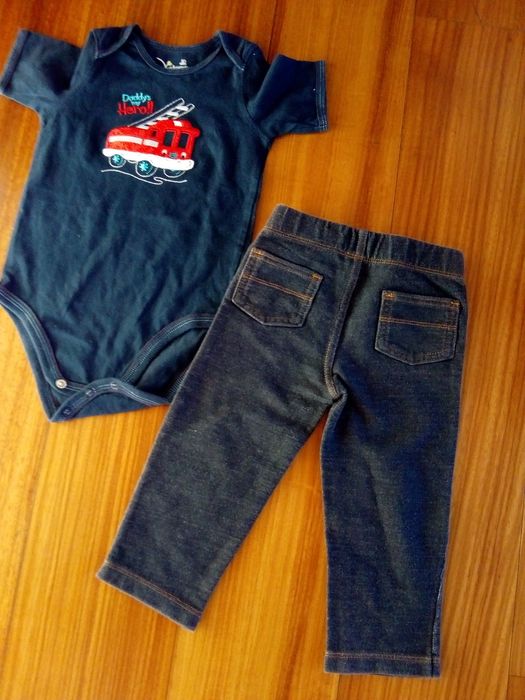 Calça e tshirt 18/24 meses menino Carters
