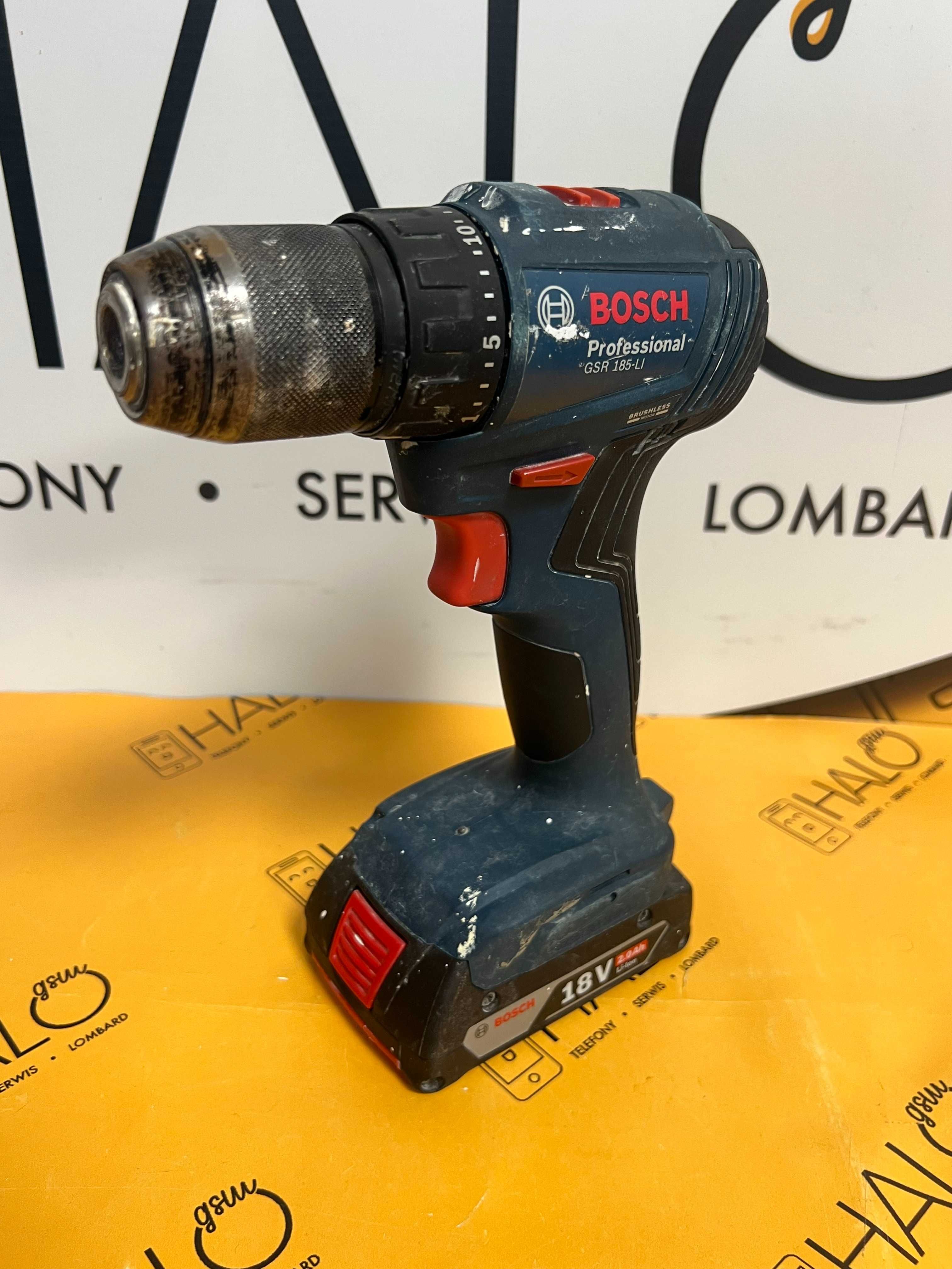 Wiertarko-wkrętarka Bosch GSR 185-LI od Lombard HaloGSM
