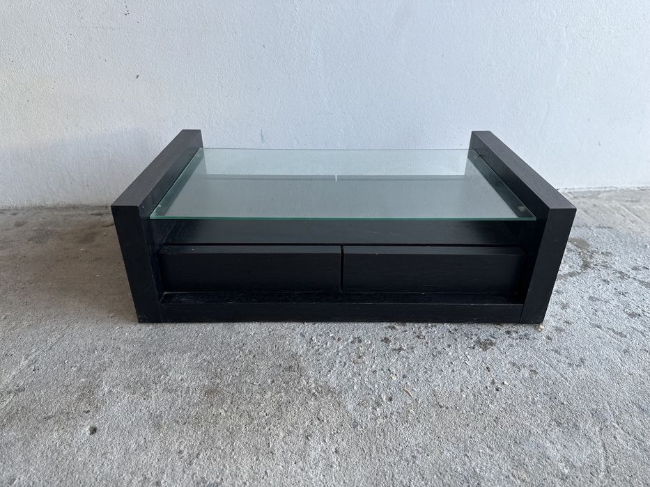 Movél de sala (Madeira maciça e vidro temperado)