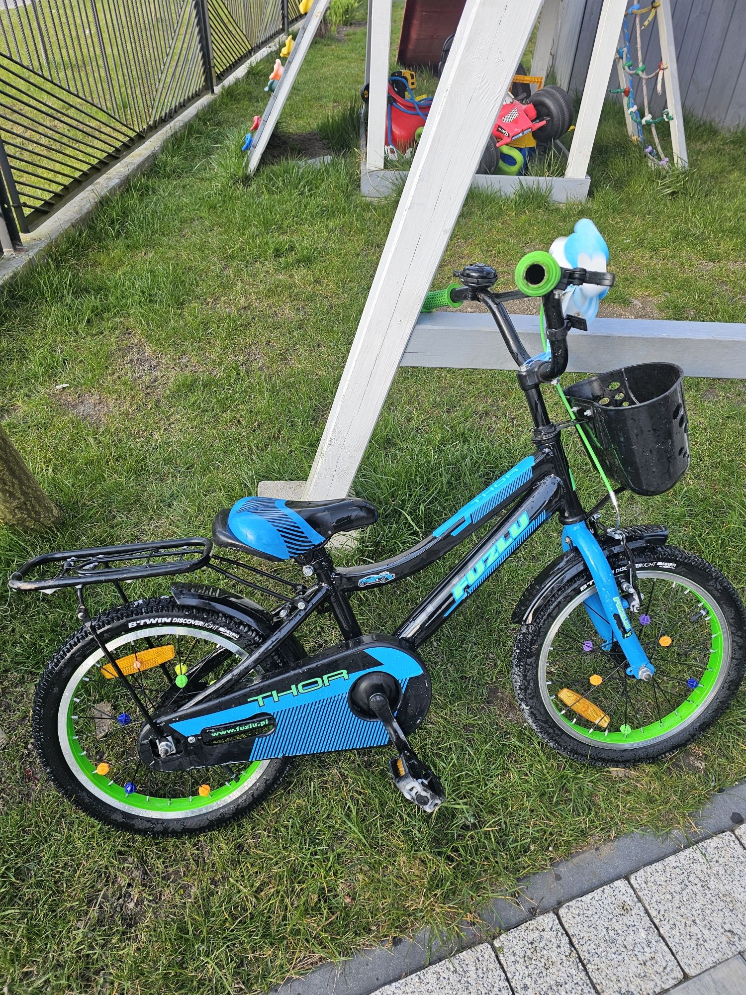 Rowerek fuzlu  THOR BIKE 14 PROWADNIK