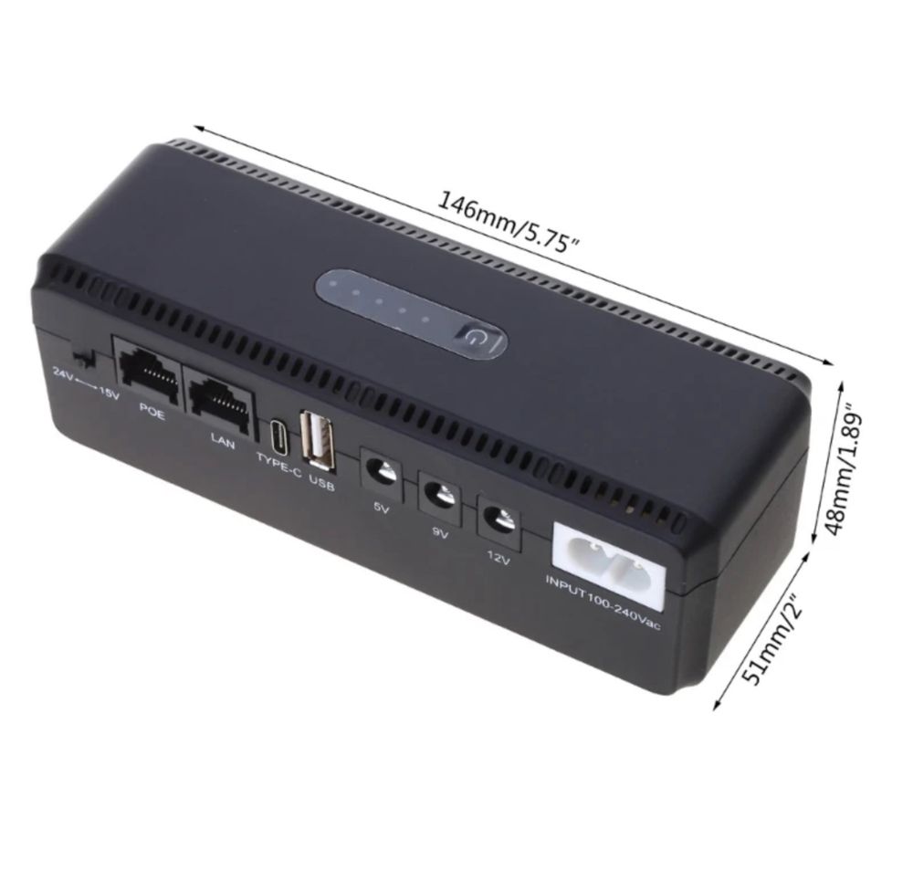 Mini ups для роутера, Ajax
