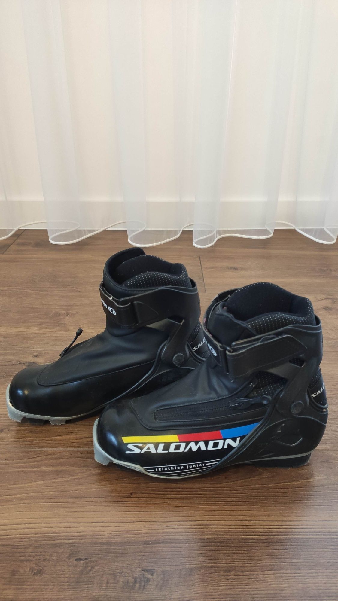 Buty Salomon Skiathlon Junior roz. 35.5 do biegówek/ nart biegowych