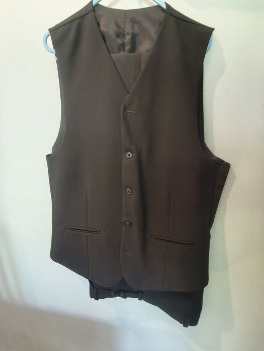 Marynarka z kamizelką czarna