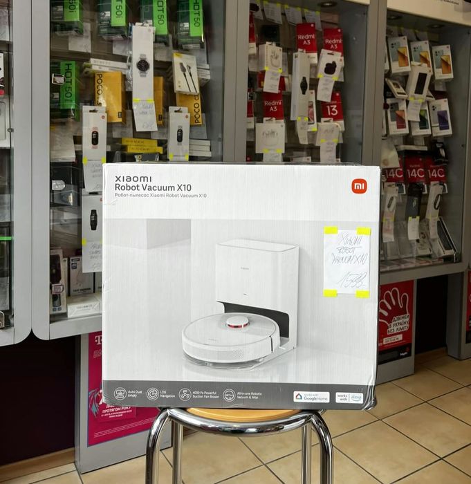 Супер пропозиція!Потужний Робот пилосос Xiaomi robot vacuum X10