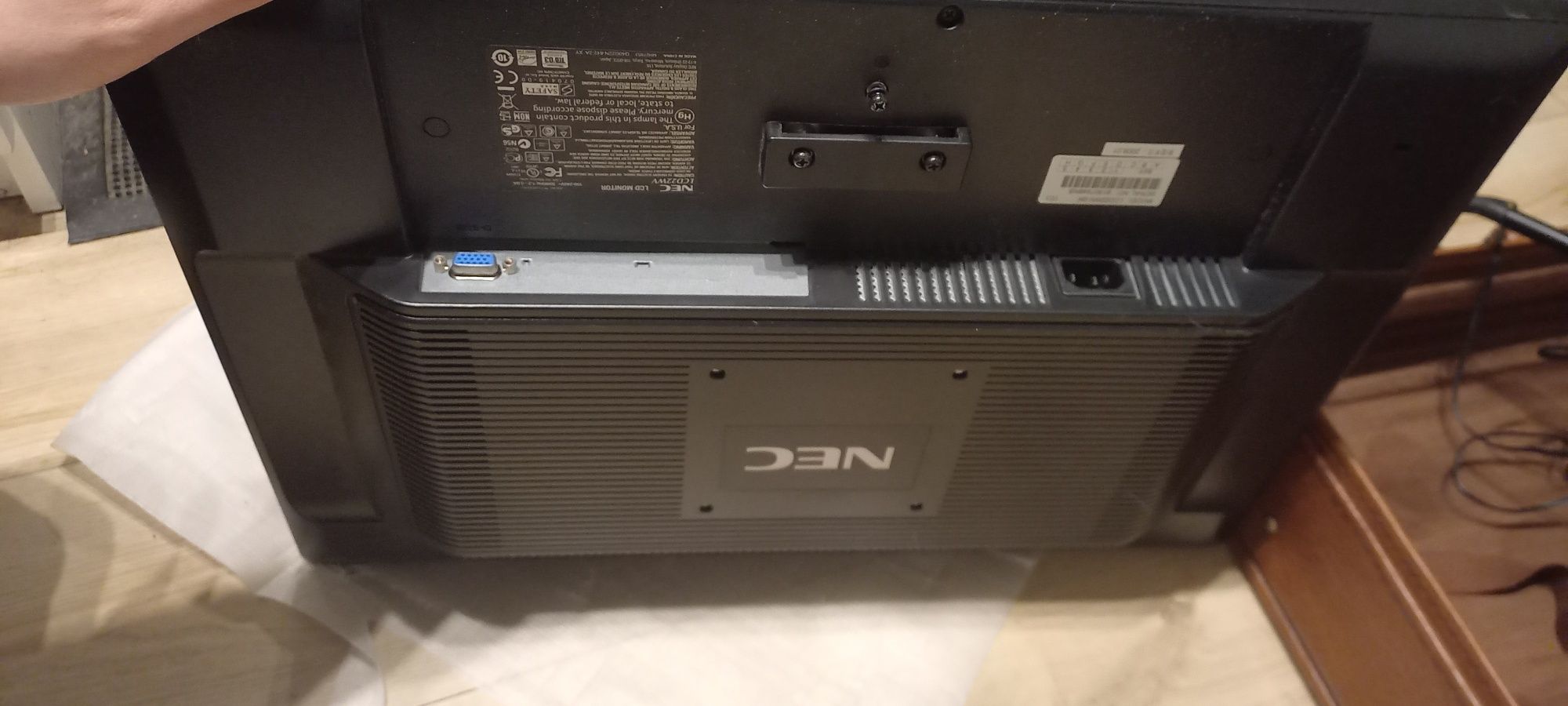Monitor NEC LCD 22 WV-BK
