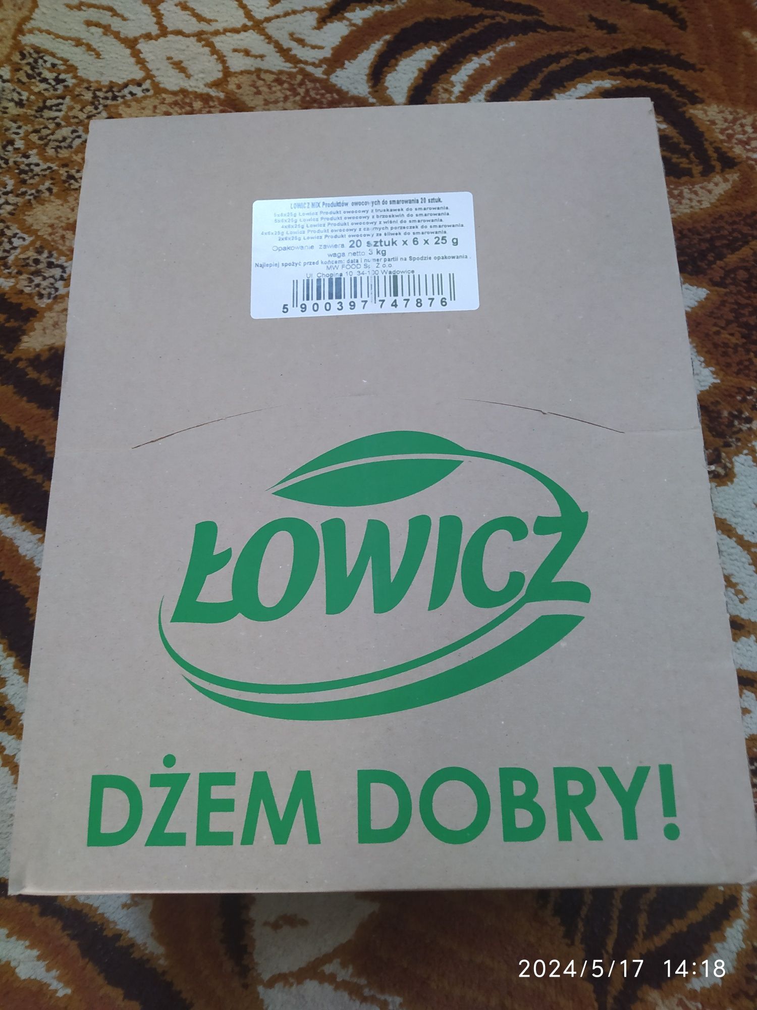 Łowicz mini dżemy owocowe