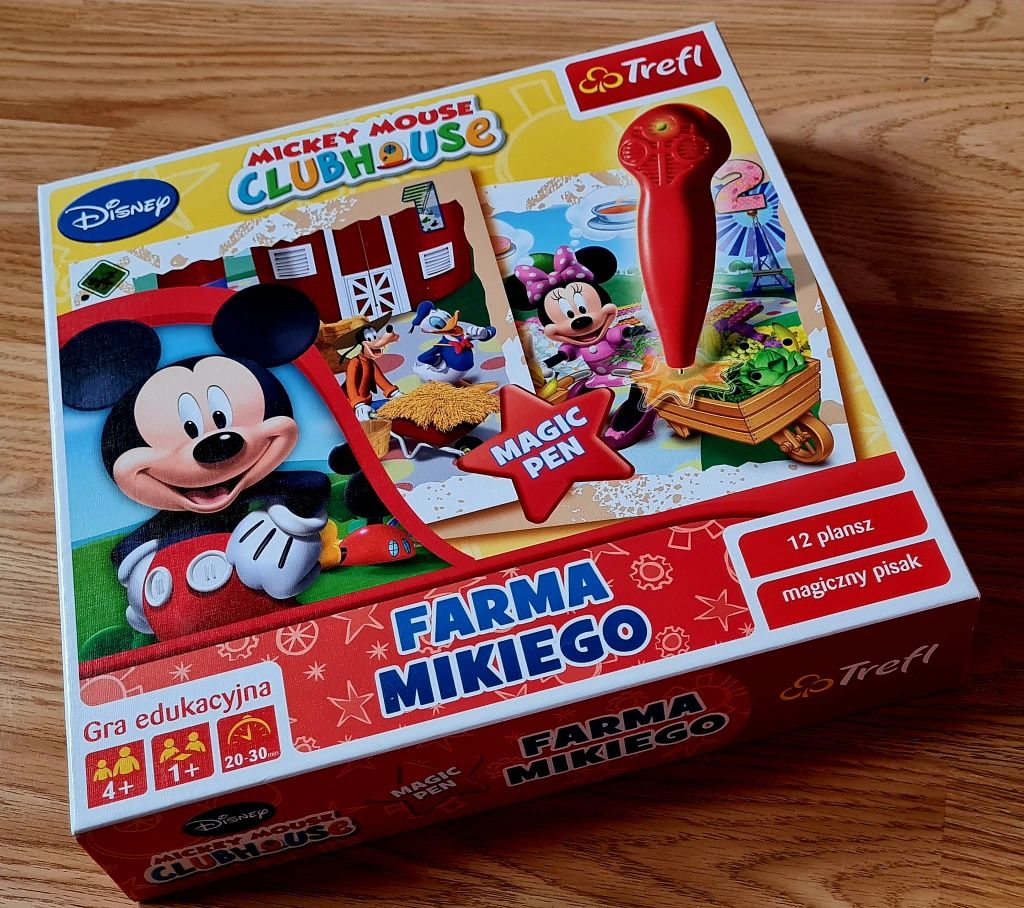 Disney Trefl Gra edukacyjna Farma Mikiego Myszka Mickey