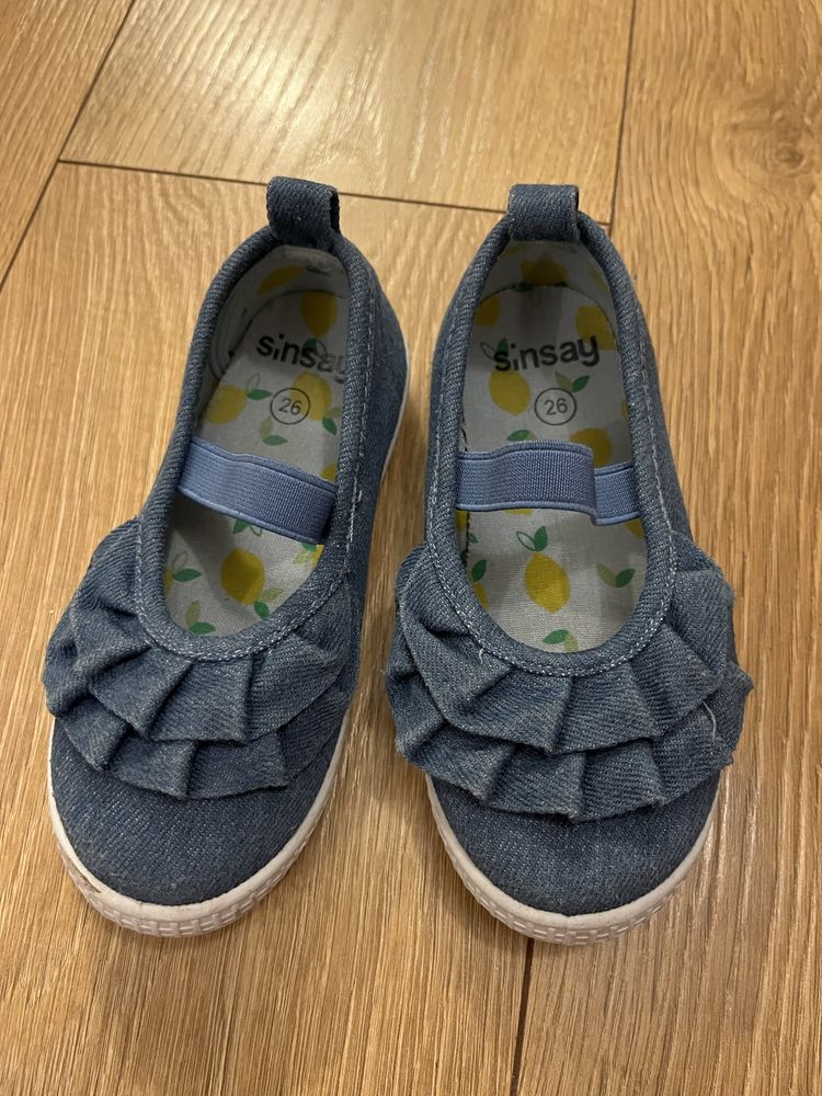Buty dziewczęce trampki, balerinki roz. 26 Sinsay