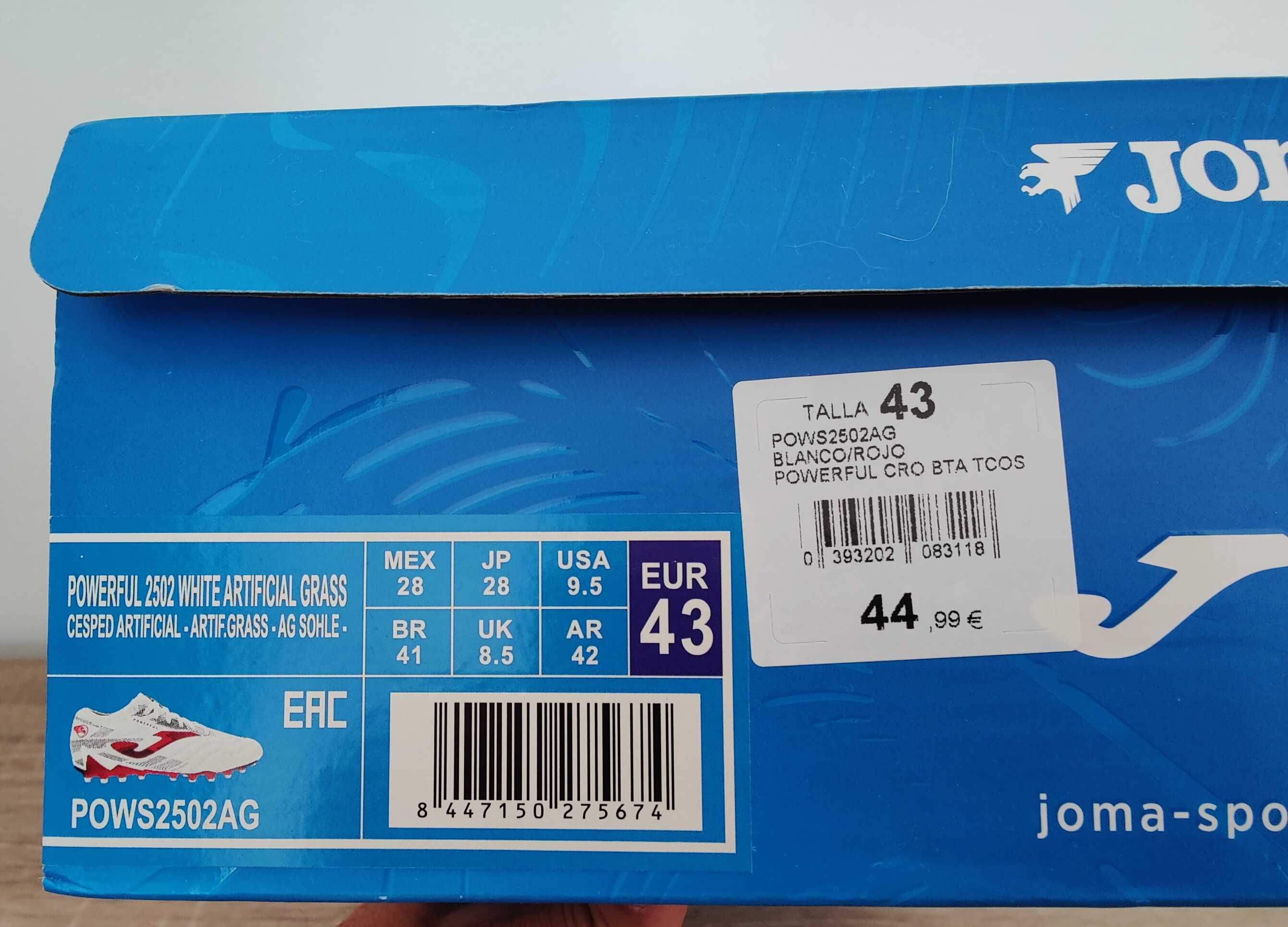 Chuteiras Joma Powerful Ag Branco "NOVAS"