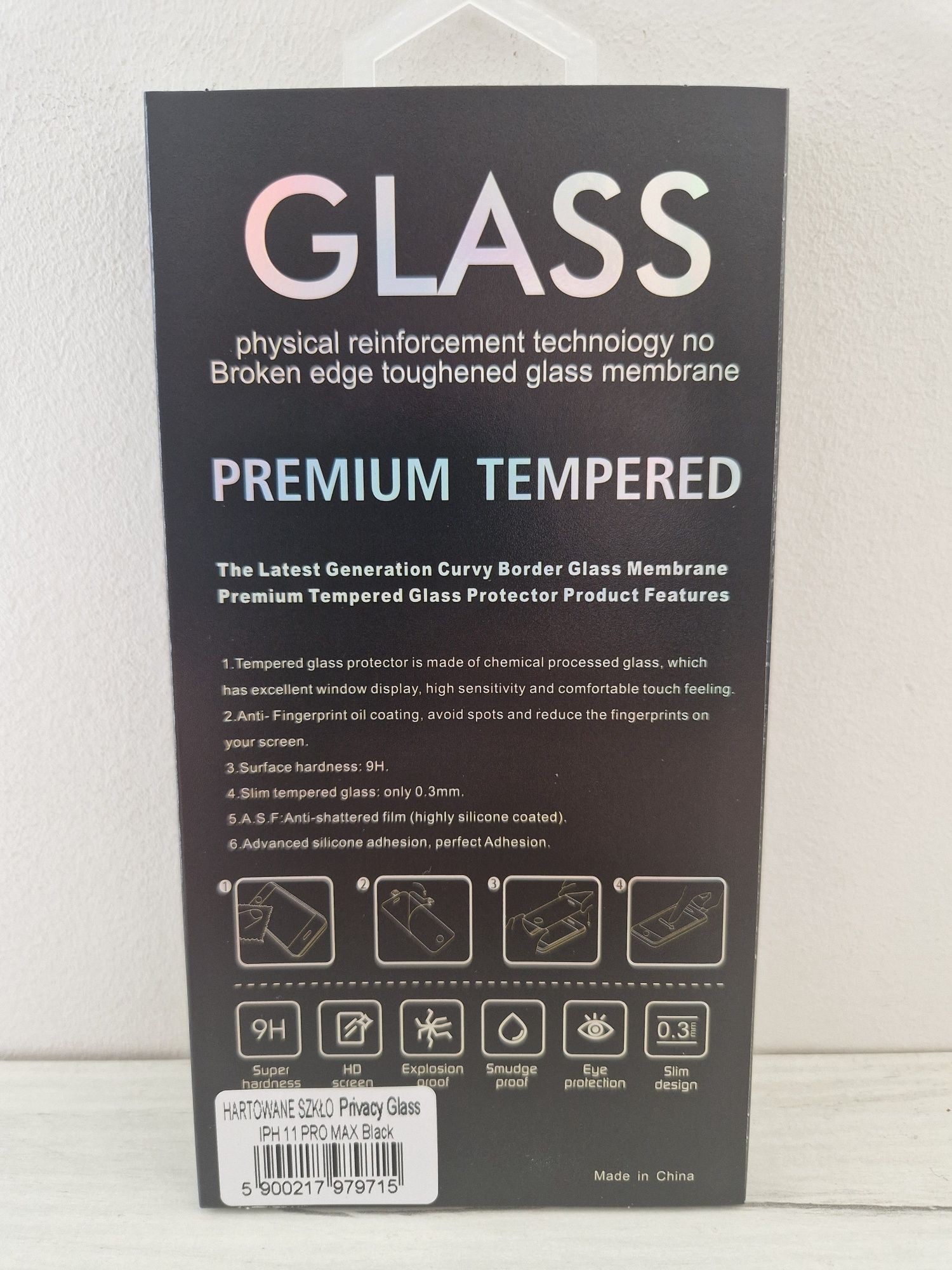 Hartowane szkło Privacy Glass do IPHONE 11 PRO MAX