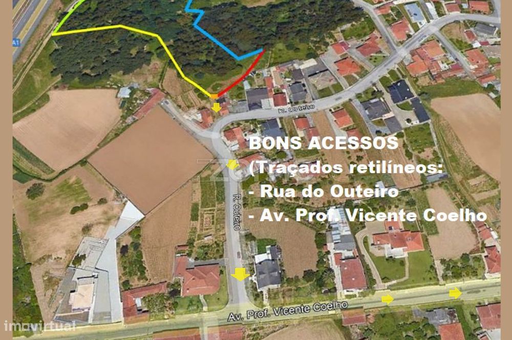 Arrendamento, montra de 91m frente para A1 Travanca S. Maria da Feira