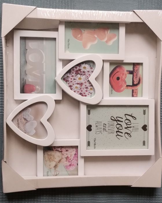 Ramka do zdjęć nowa biała