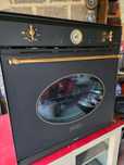 Zestaw - Piekarnik - Okap stylu retro  Smeg