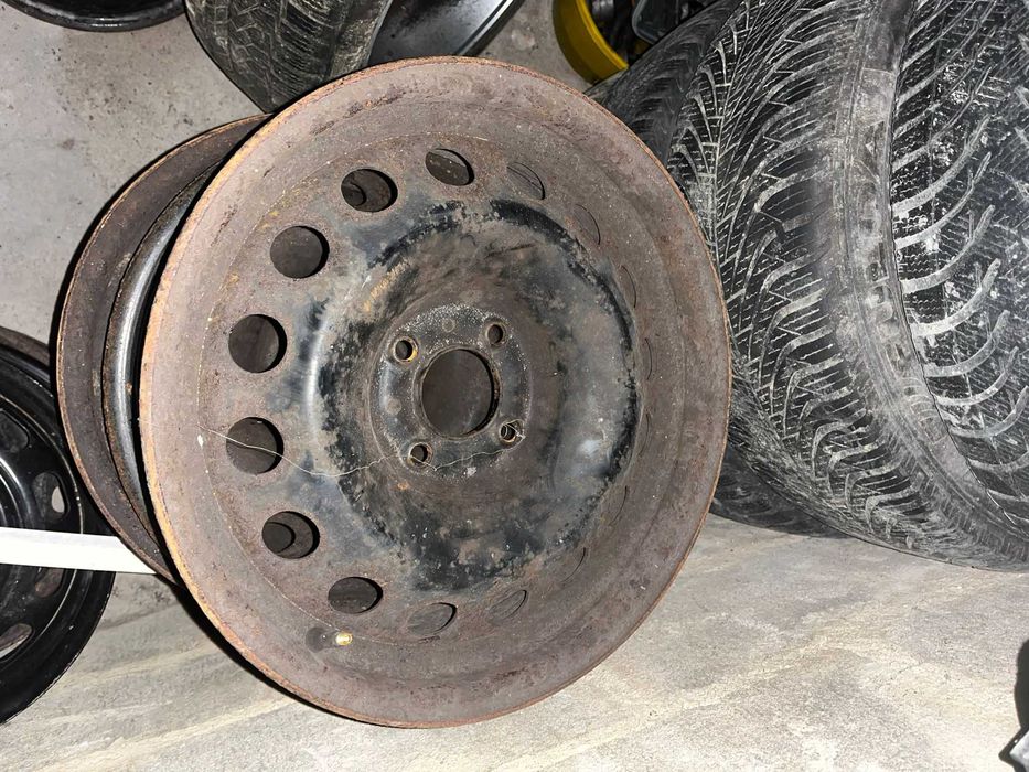 komplet felg 4x108 peugeot 206 207 citroen opel 15 cali