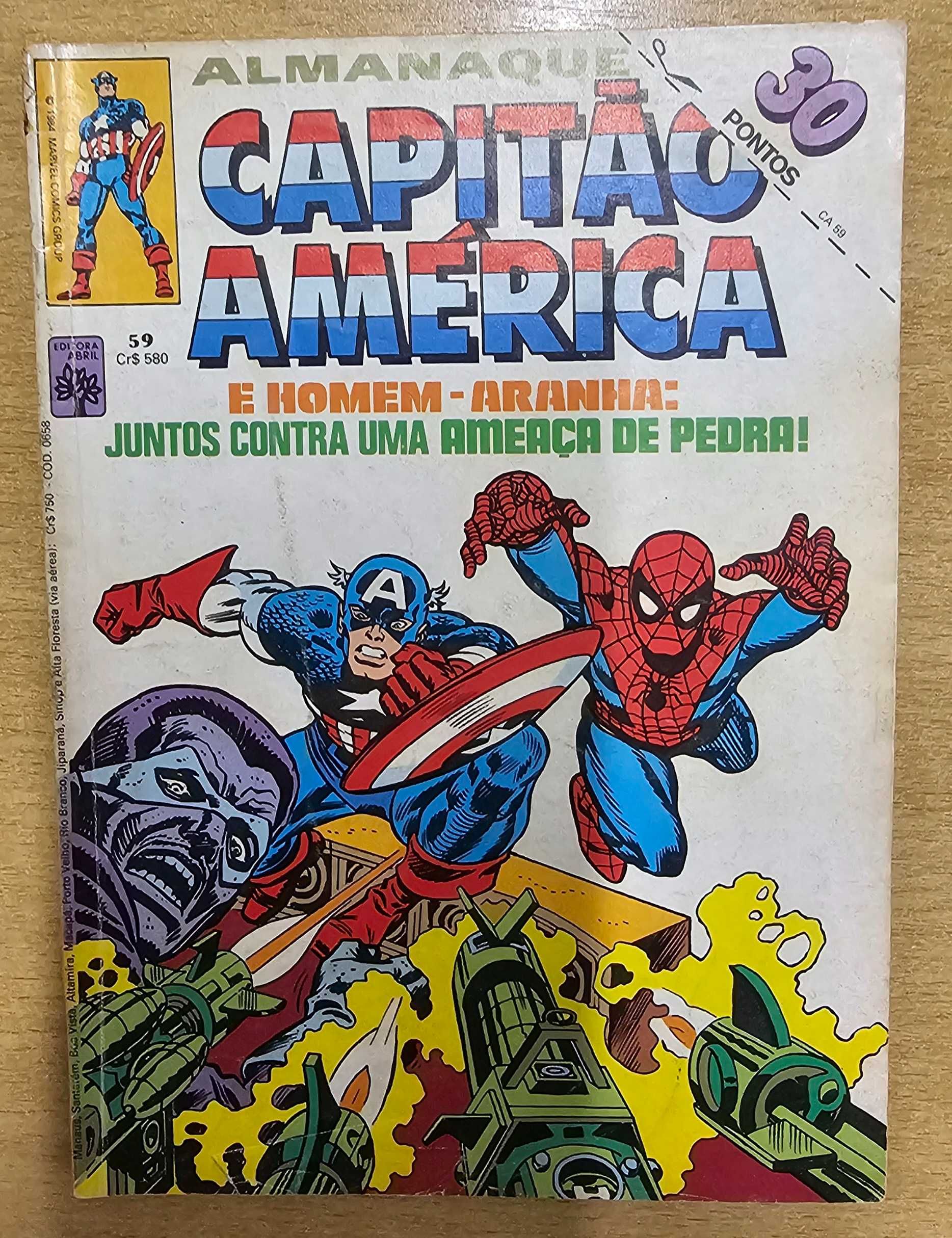 Revista Capitão América, Marvel, Abril