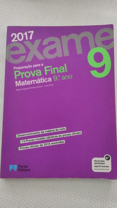 Prova final matemática 9 ano