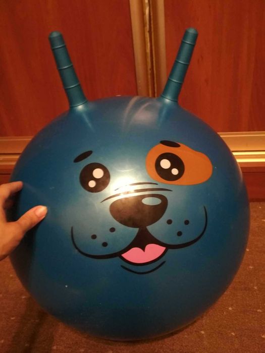 М'яч для фітнесу фітбол дитячий з ріжками