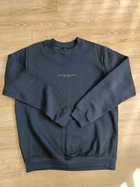 Bluza basic oversize z nadrukiem bez kaptura