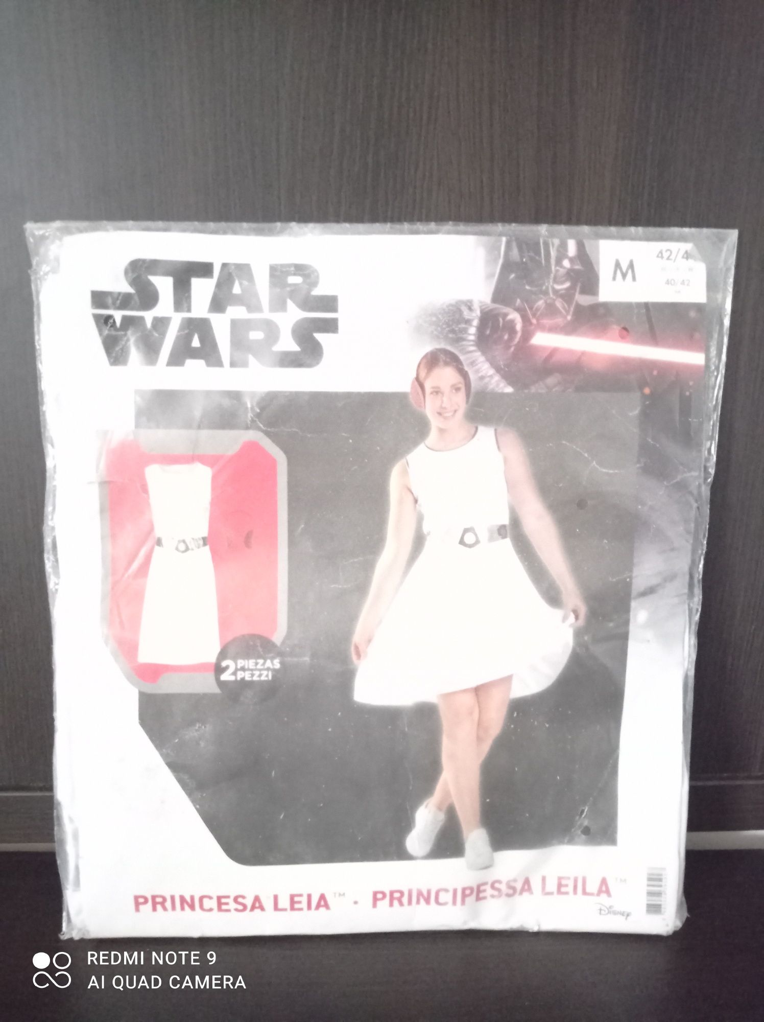 Star Wars księżniczka LeiLa strój karnawał przebranie rozm. M NOWE