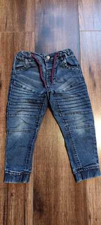 Spodnie eleganckie jeansy 98