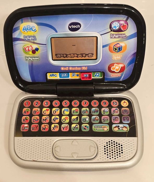 VTech-Ordi Genius Kid Black Komputer Dziecięcy-Używany Wersja Francusk