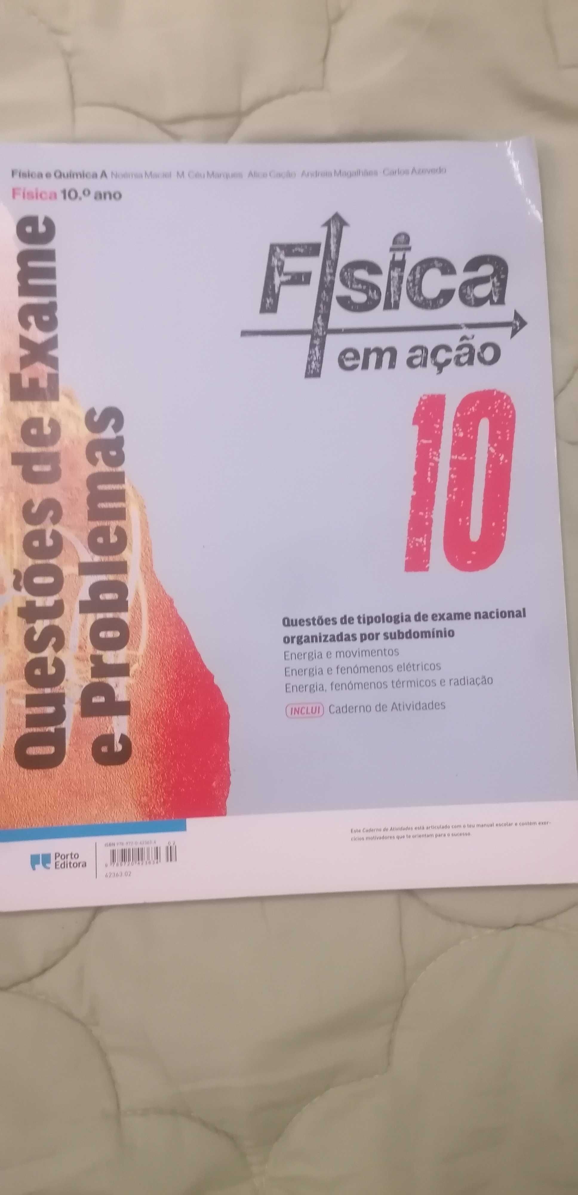 Livros de exercício  (como NOVOS) 10°\11°\12°