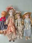 Bonecas de porcelana