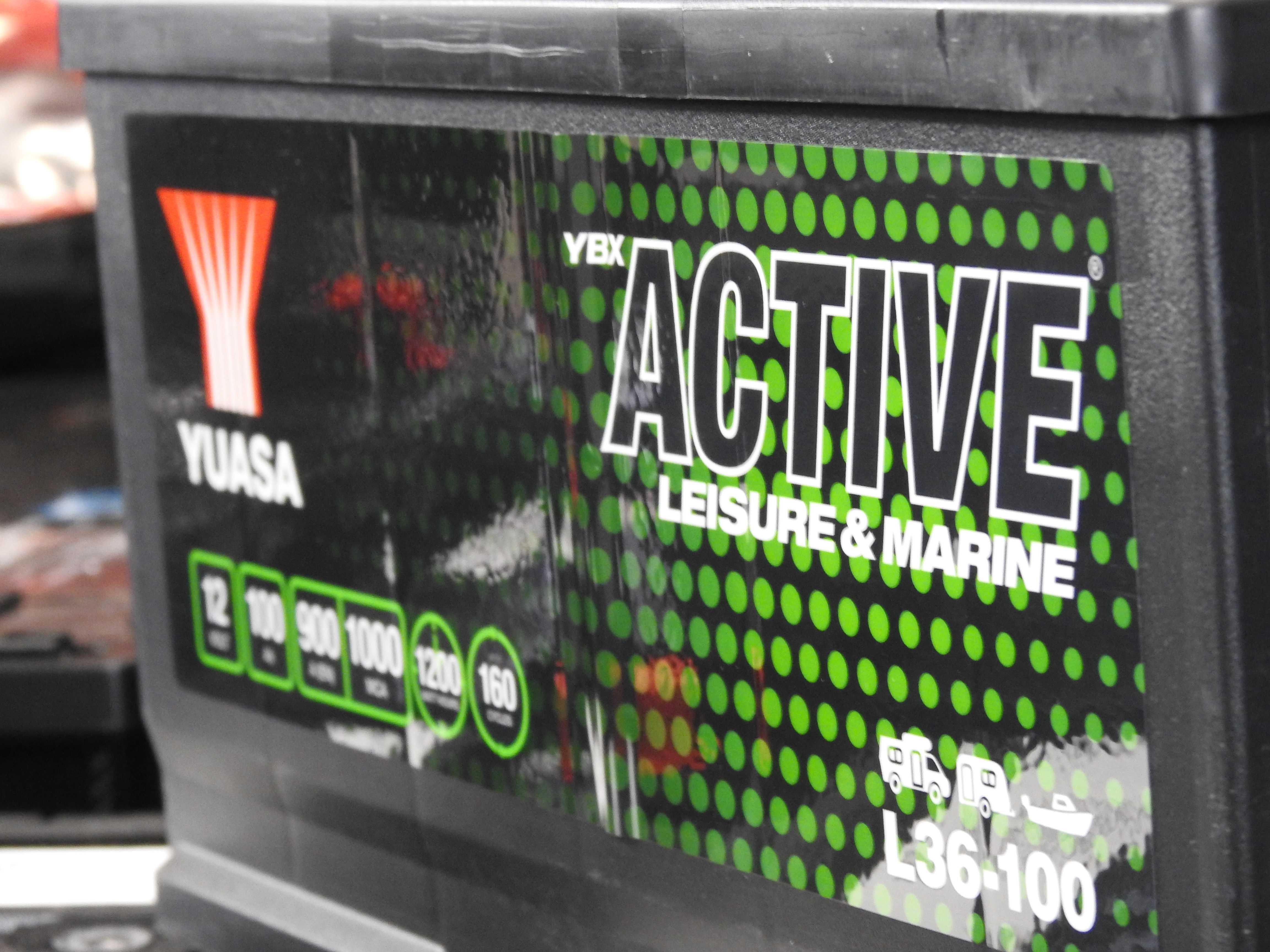 Nowy Akumulator YUASA 12V 100Ah ACTIVE głębokiego rozładowania wysyłka