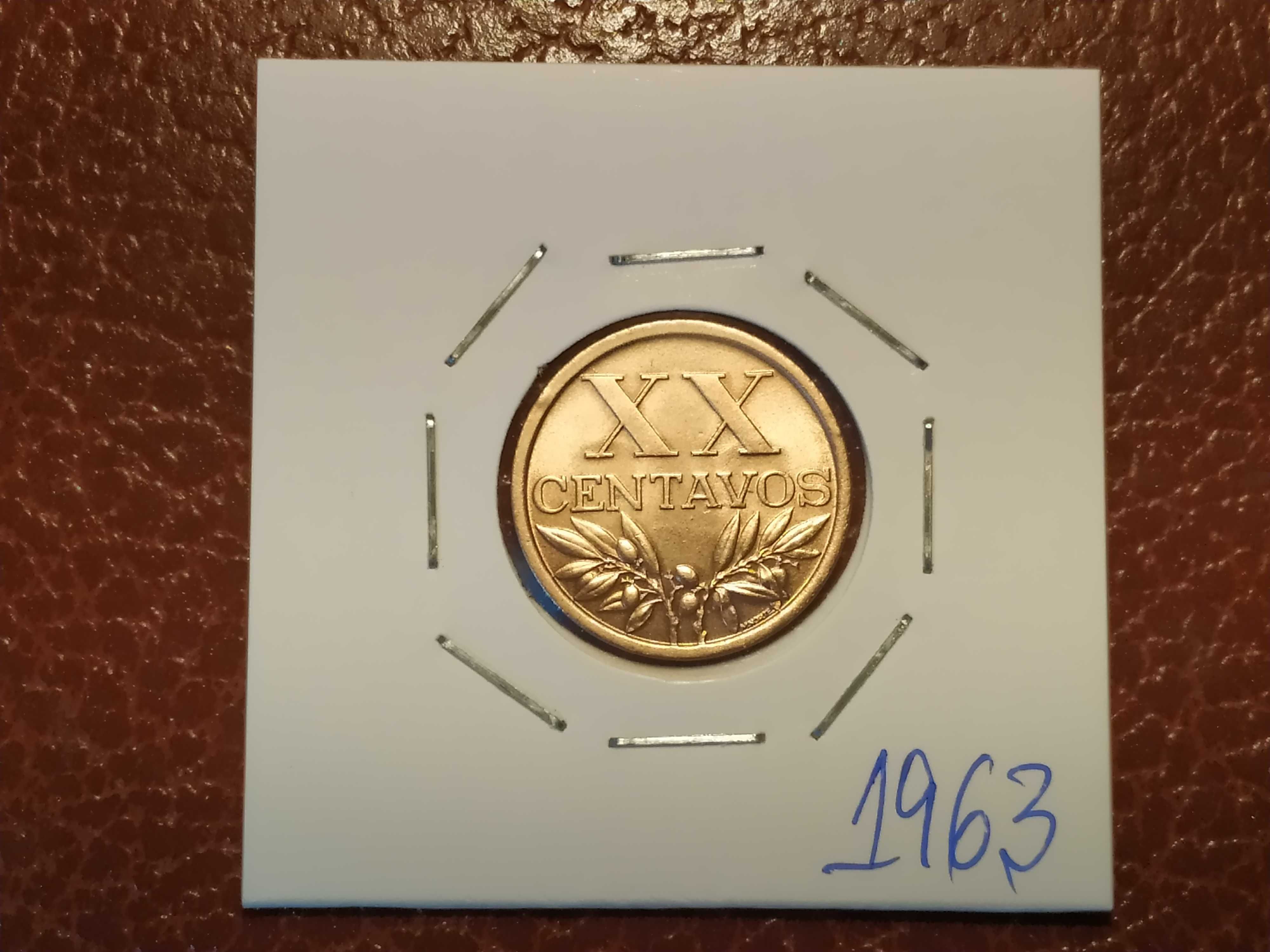 918 - moeda de 20 centavos de 1963 - Portugal