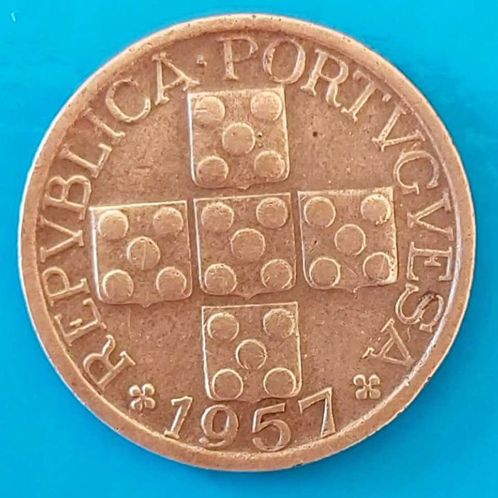 X Centavos de 1957, Republica Portuguesa