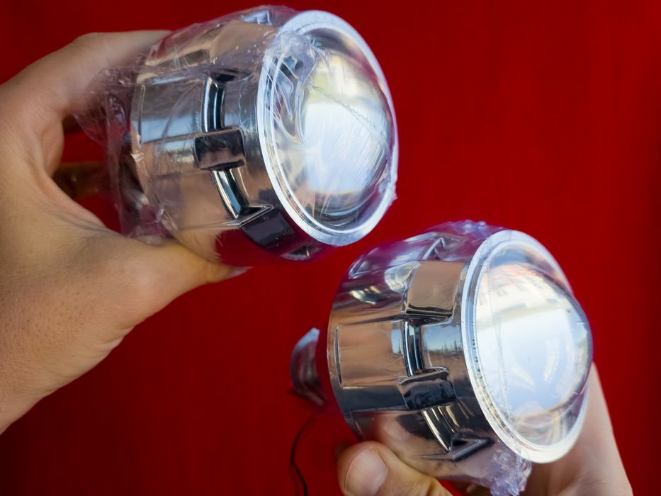 Комплект би ксенон линзы Fantom с масками биксеноновые 2.5 дюйма