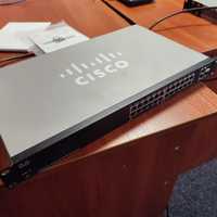 Комутатор Cisco  SF200-24P  24-портовий c POE