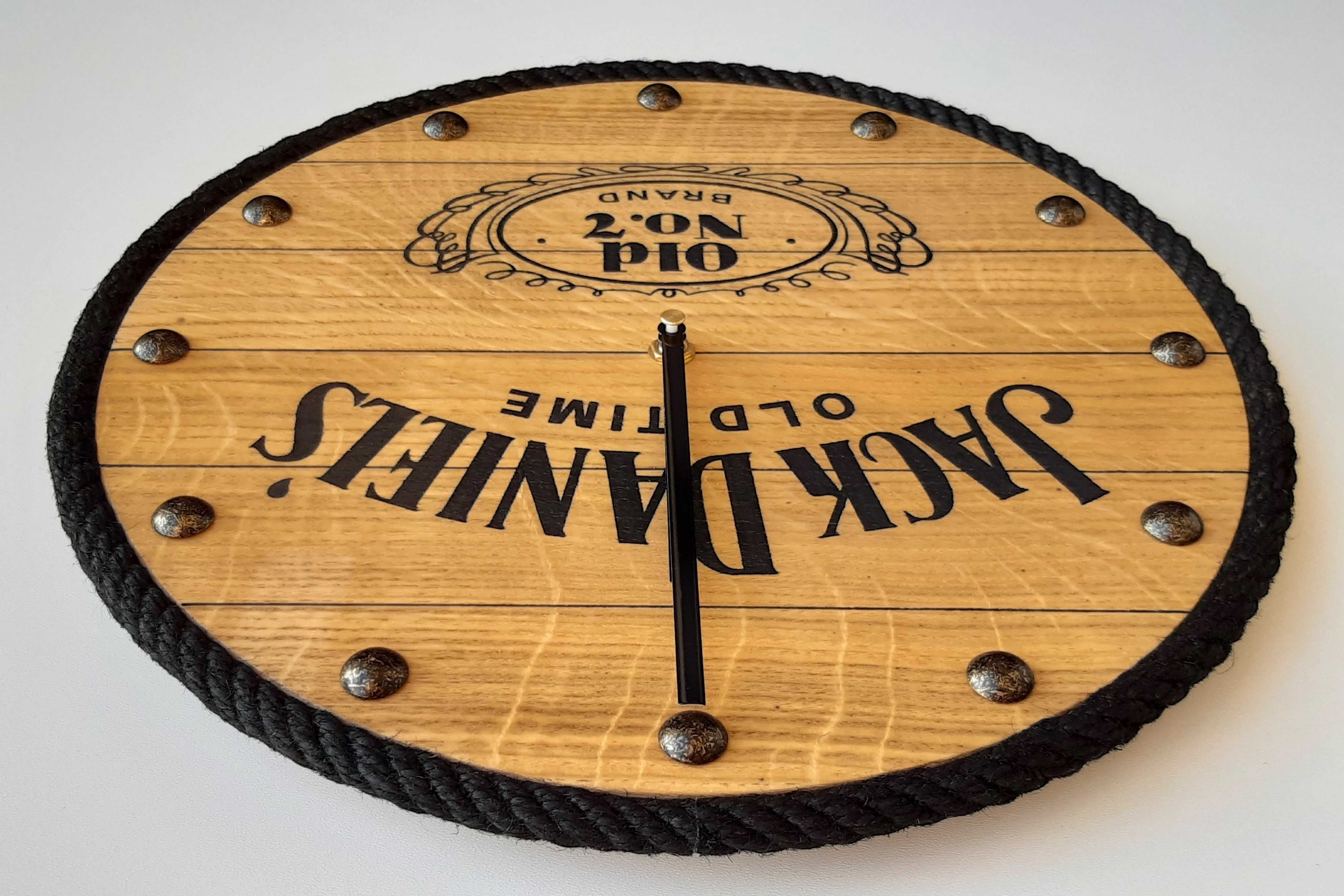 Jack Daniels Prezent dla mężczyzny. DUŻY zegar w stylu Jack Daniels