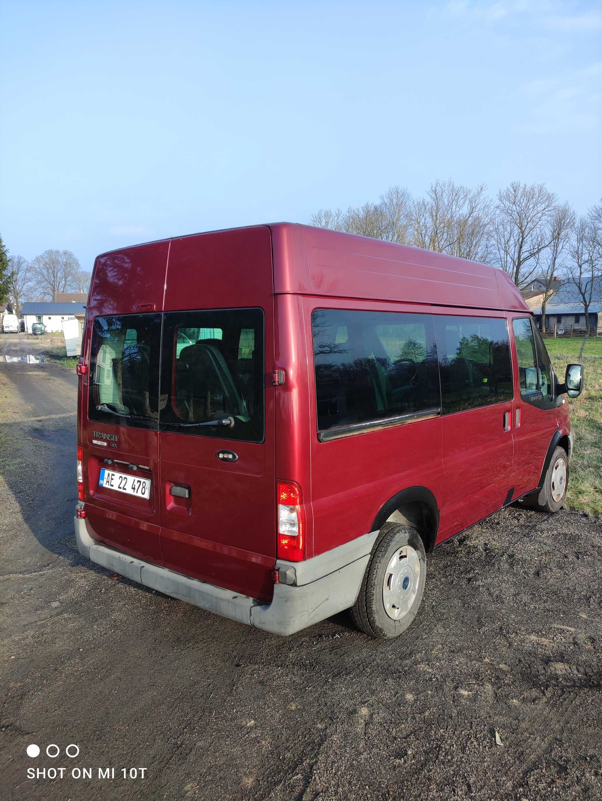 Ford Transit 9-os rok 2008 2.2 TDCi przebieg tylko 118 tys km klima