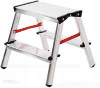 Prodrab Drabina Domowa Dwustronna Aluminiowa 2X2 stołek aluminiowy